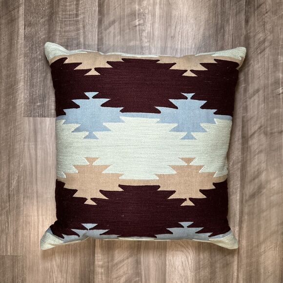 Suki Cheema Throw Pillow with Down Feather Insert - 18x18 - Picture 1 of 7